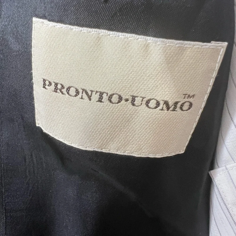 PRONTO• UOMO MENS  FROMAL DRESS BLAZ 100% WOOL BLAZER HAS BEEN ALTERED☑️